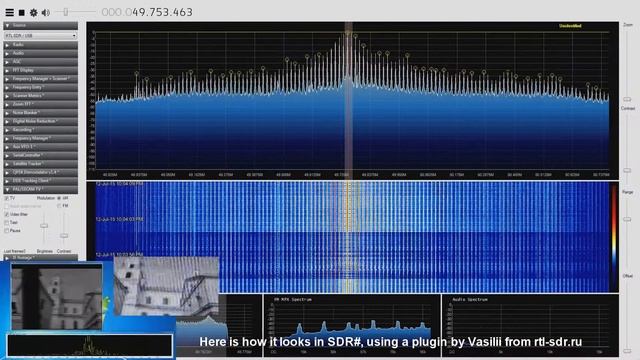 Reception of PAL/SECAM video using RTL-SDR & SDR# смотреть онлайн