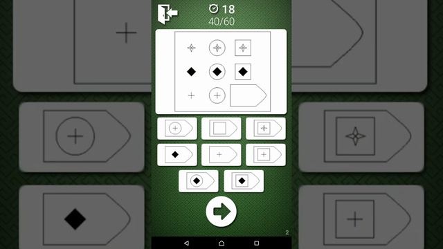 Методика прогрессивные матрицы Дж.  Равена на OS Android