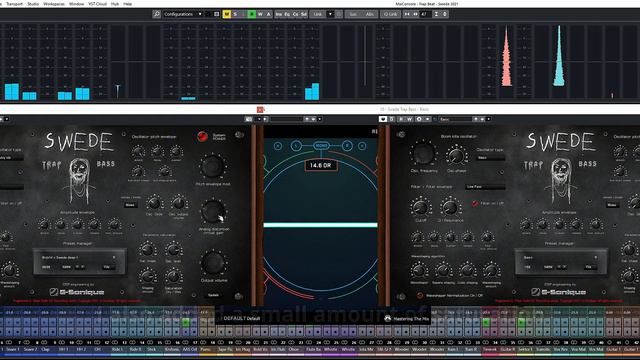 Trap / Hip-hop beat kick and bass Cubase tutorial by M2 studios Milan Malik / G-Sonique Swede trap смотреть онлайн