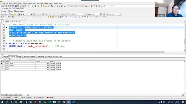 TALLERES ORACLE :: FLASHBACK EN ORACLE смотреть онлайн