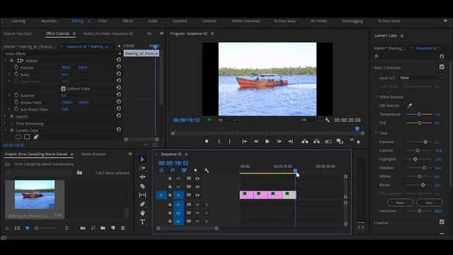 SOLUTION: Error Compiling Movie - GPU Render Error (Lumetri) - Adobe Premiere Pro CC 2015-2018 смотреть онлайн