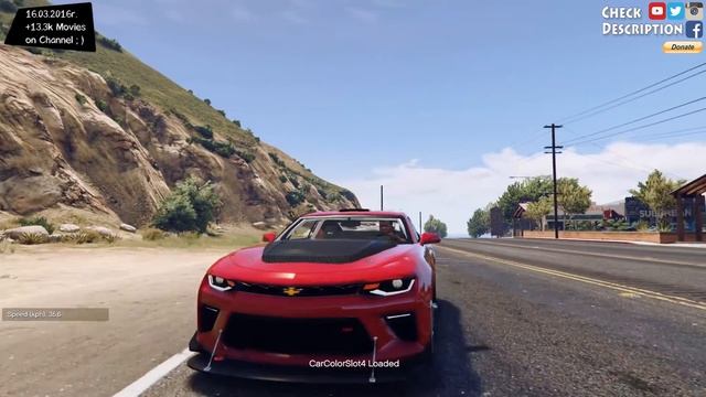 GTA V - Chevrolet Camaro 2016 | Mods / Modification _REVIEW