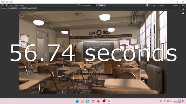 Blender 3.1 Cycles render test optix nvidia rtx 3050 laptop gpu. On lenovo ideapad gaming 3 смотреть онлайн