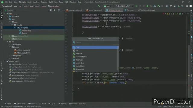 Tutorial Mengirim data dengan Bundle смотреть онлайн
