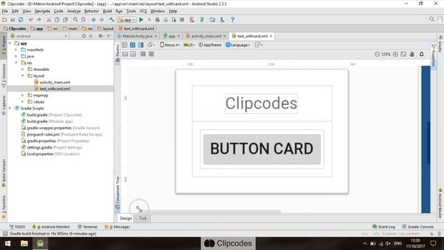 Using CardView Android Tutorials Image Card and Button Card смотреть онлайн