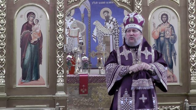 Проповедь  в Неделю 4-ю Великого поста. Владыка Игнатий, епископ Полоцкий и Глубокский. смотреть онлайн