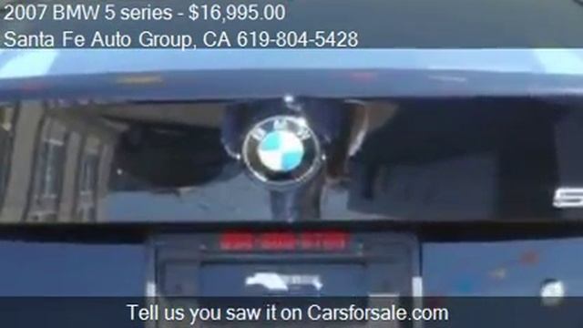 2007 BMW 5 series 525i - for sale in San Diego, CA 92126 смотреть онлайн