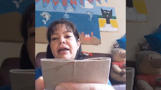 Educación virtual edades iniciales. Hoy..."Estampado: Sellos con tubos de cartón". смотреть онлайн