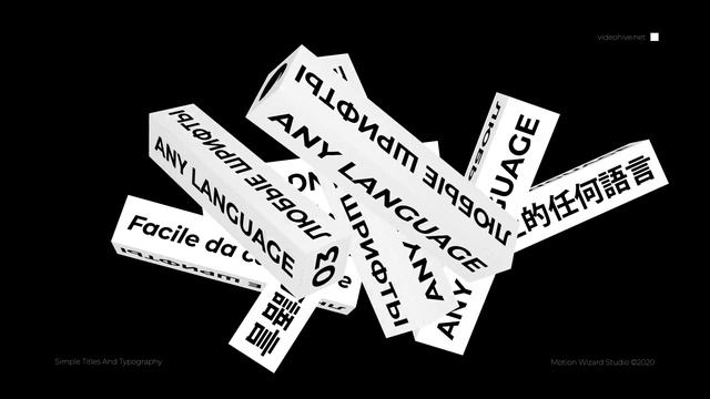 Simple - Названия и типографика смотреть онлайн