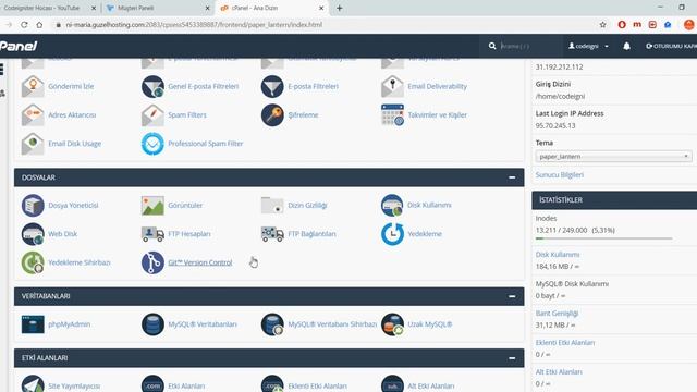 LARAVEL İLE BLOG SİTESİ FİNAL #3 - MAİL HESABI OLUŞTURMAK - GELİŞMİŞ CPANEL KULLANIMI VE ÖZELLİKLER смотреть онлайн