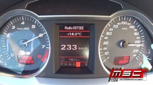 Audi S6 V10 5,2 FSI 0-100 100-200 exhaust sound