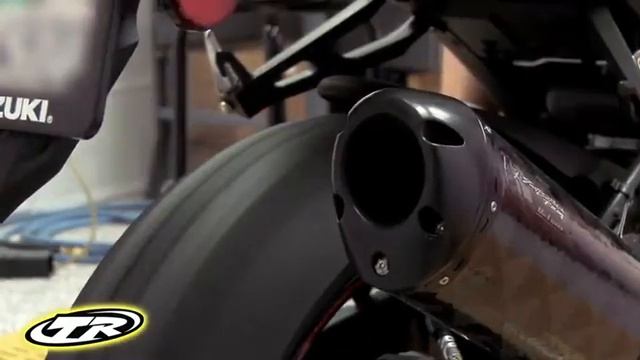 Two Brothers Racing Full Exhaust System on a Suzuki GSXR1000 Motorcycle