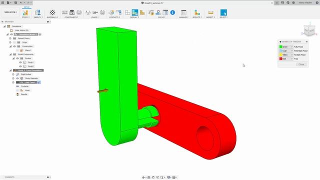 Уроки Fusion 360: расчёты прочности (Event Simulation) смотреть онлайн