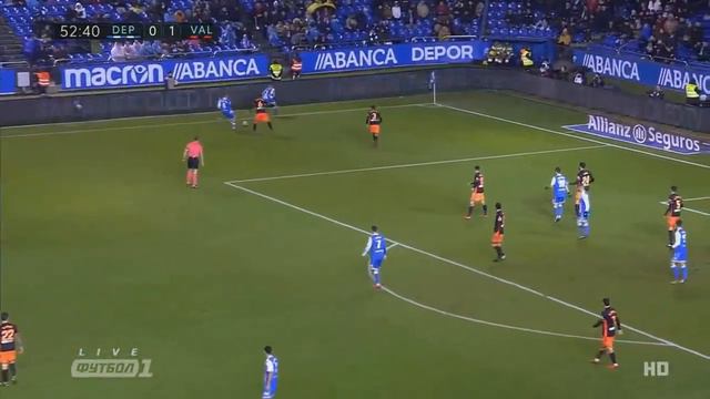 Deportivo vs Valencia 1-2 Resumen Highlights La Liga 13/01/2018 смотреть онлайн