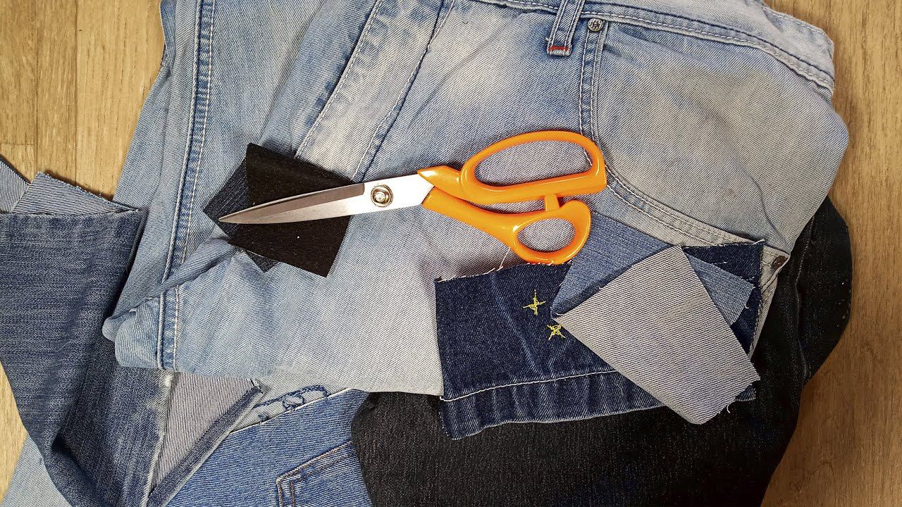 Не стоит выбрасывать свои старые джинсы - ШЬЕМ КАРТИНУ смотреть онлайн