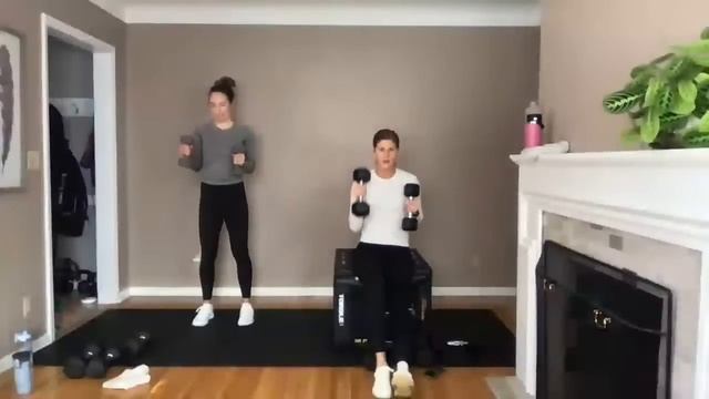 Live 30-Minute Arms And Abs Workout (Standing Or Seated Workout)