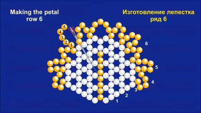 Цветы из бисера от Людмилы Божко. Урок 14.   Beaded Flowers By Liudmila Bozhko. Lesson 14.