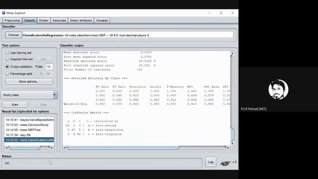 ML Lecture [Using Weka trained model in Java Code] смотреть онлайн