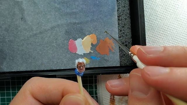 Painting Tutorial- Realistic Face GW Chief Librarian Tigurius смотреть онлайн