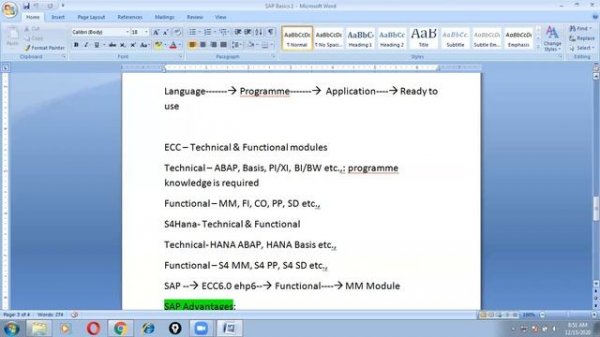 SAP MM(MATERIAL MANAGEMENT) BASIC TRAINING