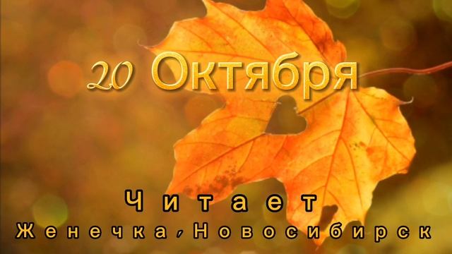 20 Октября - Счастливая медитация смотреть онлайн