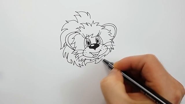 Как Нарисовать Львенка из мультика (Как львенок и черепаха пели песню) пошагово смотреть онлайн