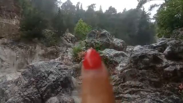 Кемер . Красивое место кафе в горах. смотреть онлайн