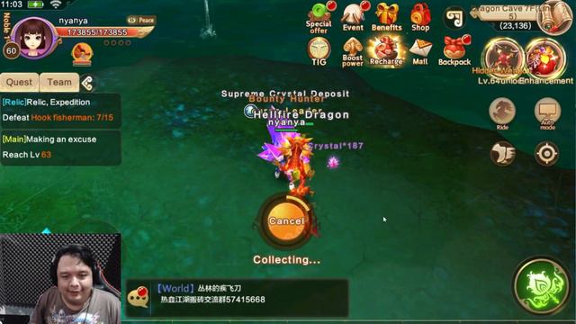 NIKMATNYA DAPET CRYSTAL DI LV 60 , DRAGON CAVE LANTAI 7 - YULGANG GLOBAL(Mobile) смотреть онлайн