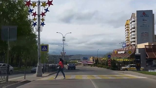 Онлайн путешествие. Федеральная трасса. Пятигорск-Георгиевск. Музыка из фильма "Цыган". смотреть онлайн