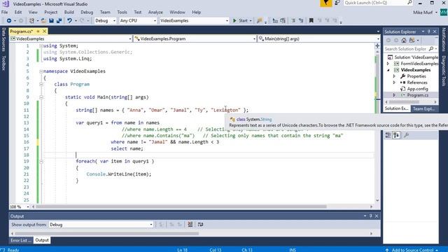Introduction to LINQ Query syntax in C# смотреть онлайн
