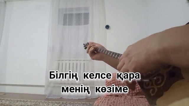 ҚАРА ШАШЫҢ ИЫҒЫҢА ТӨГІЛГЕН | ДОМБЫРАДА | КАРАОКЕ ҚАЗАҚША смотреть онлайн