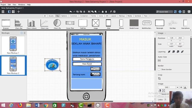 Tutorial mock up login dan registrasi aplikasi mobile menggunakan balsamiq смотреть онлайн