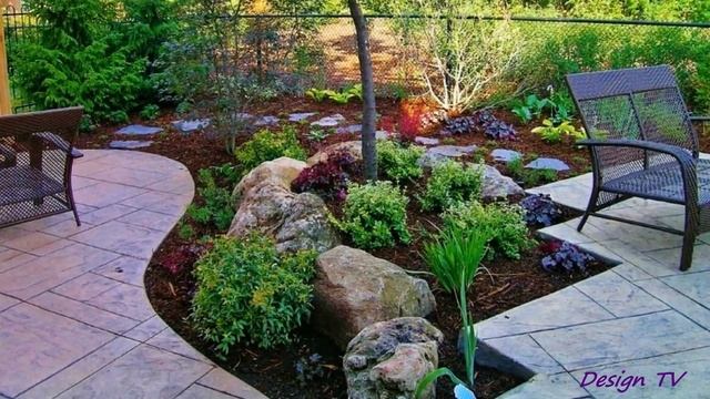 Landscape Design With Stones Ландшафтный дизайн с камнями