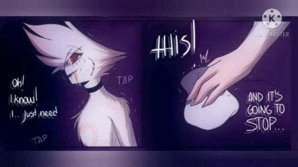 Angel Dust грустный комикс