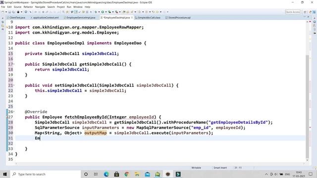 How to call stored procedure in spring framework 5 | Spring Framework Tutorial in Hindi смотреть онлайн