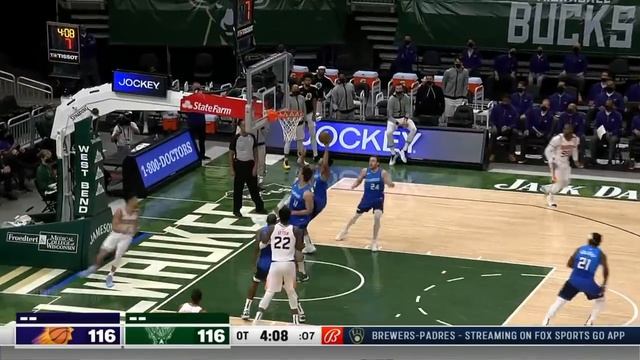 Game Recap: Suns 128, Bucks 127 смотреть онлайн