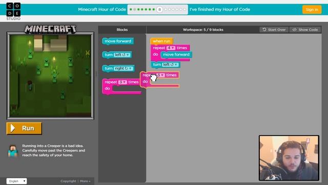Learn How To Code With Minecraft In 60 Minutes Or Less | Minecraft Hour Of Code смотреть онлайн