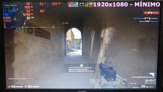 Teste GTX 550ti no CS:GO, Será que RODA? (placa de vídeo fraca e barata) #CS #GTX 550ti 1GB GDDR5 смотреть онлайн