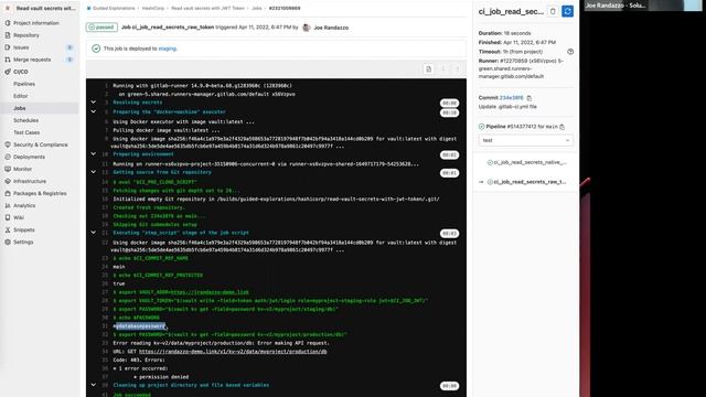 How to integrate GitLab CI with HashiCorp Vault to retrieve secrets (via JWT or "secrets:") смотреть онлайн