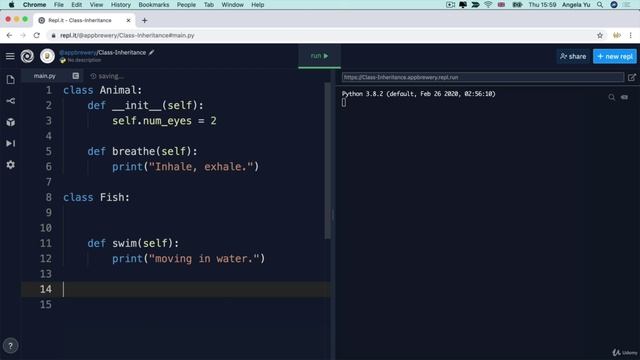 Day 21 - Build the Snake Game Part 2_ Inheritance & List Slicing - 2 Class Inheritance смотреть онлайн