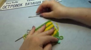 #517 ТАПОЧКИ СПИЦАМИ, СВЯЗАННЫЕ  ОТ НОСИКА С БЕСШОВНОЙ ПОДОШВОЙ . МАСТЕР КЛАСС.