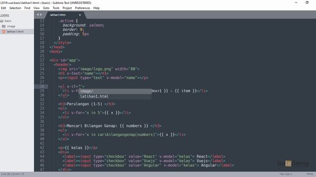 Belajar Vue.js - #26 Conditional Rendering смотреть онлайн