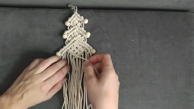 Macrame DIY,christmas tree macrame,макраме ёлочка,макраме для начинающих,macrame christmas ornament смотреть онлайн