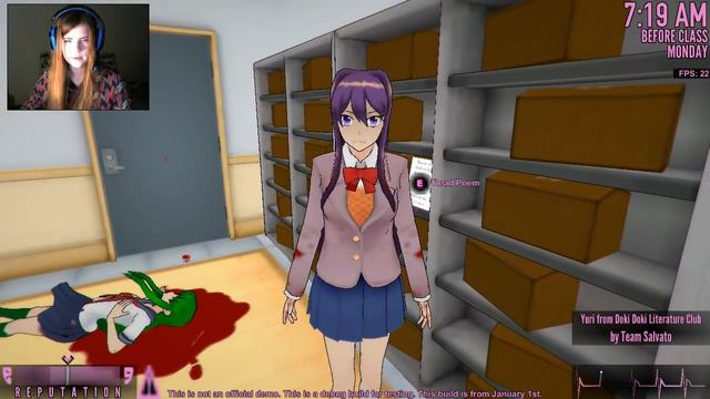 Первое обновление в 2018 Яндере Симулятор/Yandere Simulator смотреть онлайн