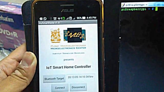 Android Smartphone - Raspberry Pi Connection via Bluetooth смотреть онлайн