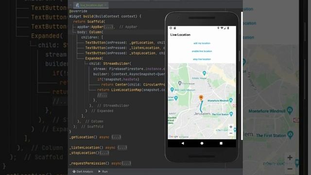 Flutter | Live Location google map смотреть онлайн