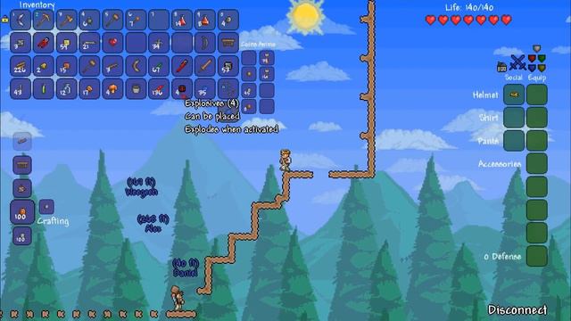 Terraria: Community 4v4 Capture The Gem 1.1 — Series 1 — Part 2 — Falling From The Sky!