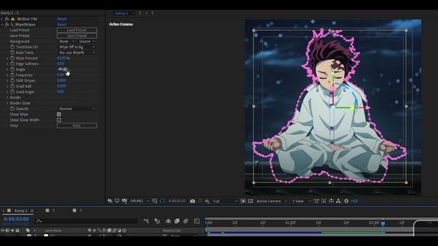 「NEPTUN'S GLOW STRIPES TUTORIAL ?」After Effects「TUTORIAL」4K