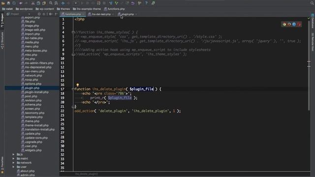 WordPress Action Hooks delete plugin Part-24 Example смотреть онлайн