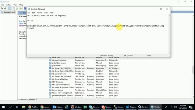 TCP/IP connection to the host localhost port 1433 has failed - Solution смотреть онлайн